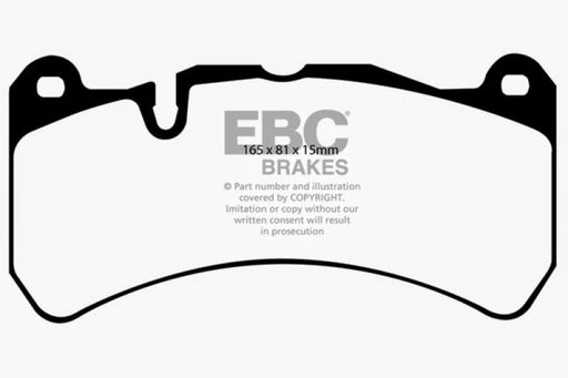 EBC 06-08 Ferrari 599 6.0 Redstuff Front Brake Pads - Premium Brake Pads - Performance from EBC - Just $172.17! Shop now at WinWithDom INC. - DomTuned