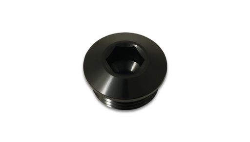 Vibrant Aluminum -10AN ORB Slimline Port Plug w/O-Ring - Anodized Black - Premium Fittings from Vibrant - Just $7.29! Shop now at WinWithDom INC. - DomTuned