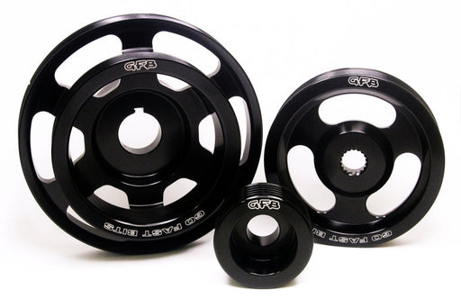 GFB 08+ WRX/STi / 09+ Forester / 03-09 LGT 3 pc Underdrive/Non-Underdrive Pulley Kit - Premium Pulleys - Crank, Underdrive from Go Fast Bits - Just $328.50! Shop now at WinWithDom INC. - DomTuned