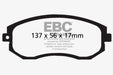 EBC 12+ Scion FR-S 2 Yellowstuff Front Brake Pads - Premium Brake Pads - Performance from EBC - Just $128.87! Shop now at WinWithDom INC. - DomTuned