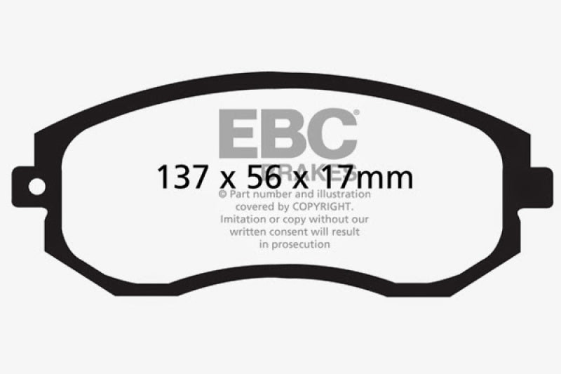 EBC 12+ Scion FR-S 2 Greenstuff Front Brake Pads - Premium Brake Pads - Performance from EBC - Just $115.98! Shop now at WinWithDom INC. - DomTuned