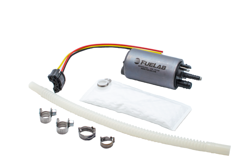 Fuelab 496 In-Tank Brushless Fuel Pump w/9mm Barb & 6mm Barb Siphon - 500 LPH - Premium Fuel Pumps from Fuelab - Just $234.07! Shop now at WinWithDom INC. - DomTuned