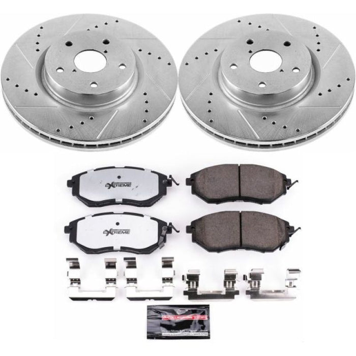 Power Stop 06-07 Subaru B9 Tribeca Front Z26 Street Warrior Brake Kit - Premium Brake Kits - Performance D&S from PowerStop - Just $447.44! Shop now at WinWithDom INC. - DomTuned