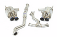 Invidia 2022+ Subaru WRX Q300 Single Layer Titanium Burnt Quad Tip Cat-back Exhaust - Premium Catback from Invidia - Just $1211! Shop now at WinWithDom INC. - DomTuned