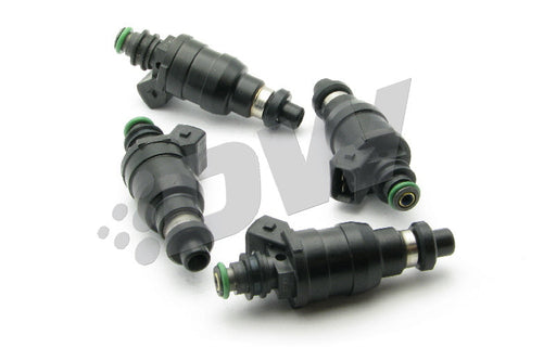 DeatschWerks Evo VIII/IX / 95-99 DSM 4G63T 1000cc Low Impedance Top Feed Injectors - Premium Fuel Injector Sets - 4Cyl from DeatschWerks - Just $369.00! Shop now at WinWithDom INC. - DomTuned