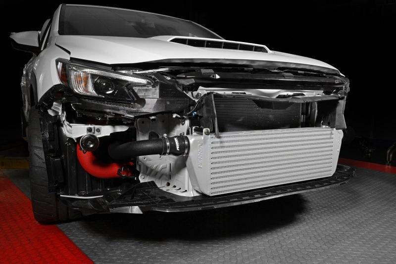 Perrin 22-23 Subaru WRX Front Mount Intercooler Kit (Black Tubes & Silver Core) - Premium Intercoolers from Perrin Performance - Just $1299.65! Shop now at WinWithDom INC. - DomTuned