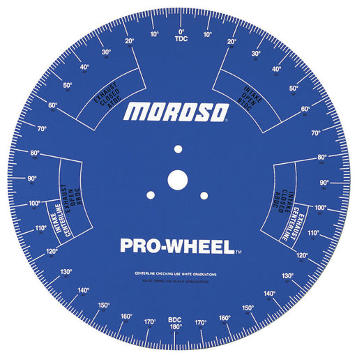 Moroso Degree Wheel - 18in - Premium Camshafts from Moroso - Just $84.99! Shop now at WinWithDom INC. - DomTuned