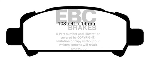 EBC 01-02 Subaru Impreza 2.0 Turbo WRX Bluestuff Rear Brake Pads - Premium Brake Pads - Racing from EBC - Just $165.57! Shop now at WinWithDom INC. - DomTuned