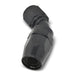 Russell Performance -8 AN Black 45 Degree Full Flow Hose End - Premium Fittings from Russell - Just $18.86! Shop now at WinWithDom INC. - DomTuned