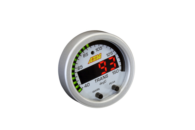 AEM X-Series Temperature 100-300F Gauge Kit (ONLY Black Bezel and Water Temp. Faceplate) - Premium Gauges from AEM - Just $215.95! Shop now at WinWithDom INC. - DomTuned