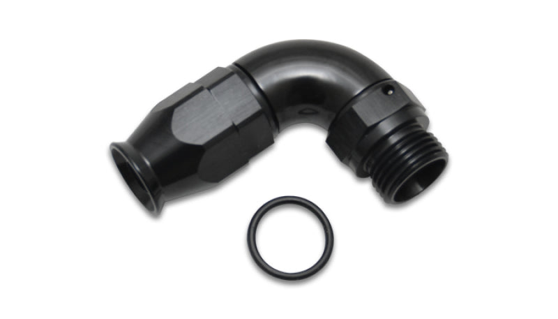 Vibrant -6AN to -6ORB 90 Degree Adapter for PTFE Hose - Premium Fittings from Vibrant - Just $26.99! Shop now at WinWithDom INC. - DomTuned