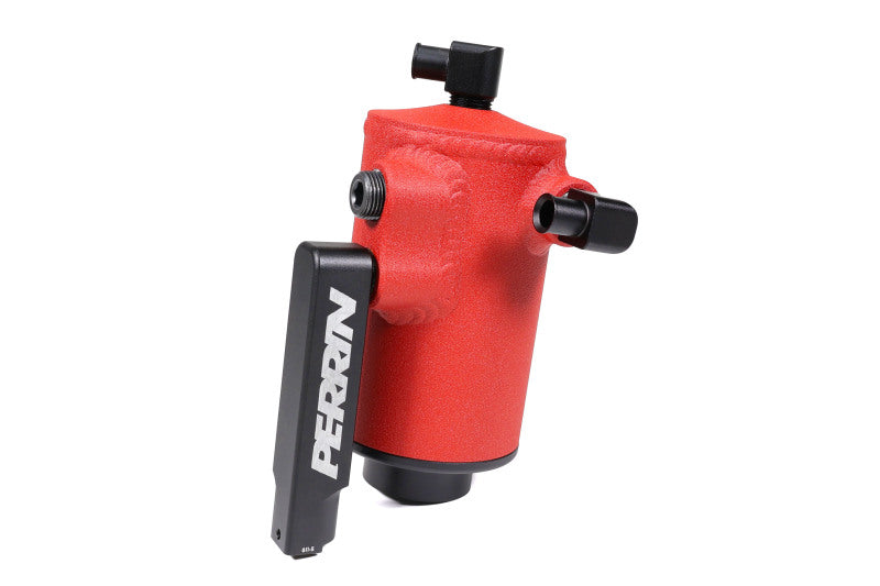 Perrin 22-23 Subaru WRX Air Oil Separator - Red - Premium Oil Separators from Perrin Performance - Just $399.50! Shop now at WinWithDom INC. - DomTuned