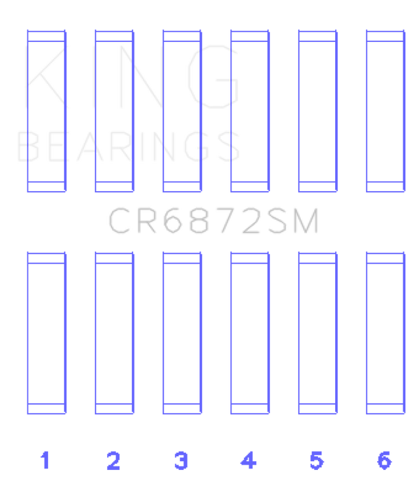 King Toyota 1GR-FE (Size +.25mm) Connecting Rod Bearing Set - Premium Bearings from King Engine Bearings - Just $35.63! Shop now at WinWithDom INC. - DomTuned