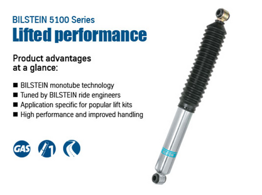 Bilstein 5100 Series 17-19 Nissan Titan Front 46mm Monotube Shock Absorber - Premium Shocks and Struts from Bilstein - Just $160! Shop now at WinWithDom INC. - DomTuned