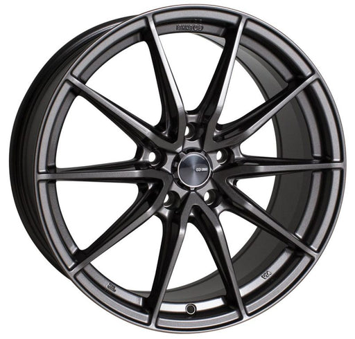 Enkei DRACO 18x8.0 5x108 40mm Offset 72.6mm Bore Anthracite Wheel - Premium Wheels - Cast from Enkei - Just $329! Shop now at WinWithDom INC. - DomTuned