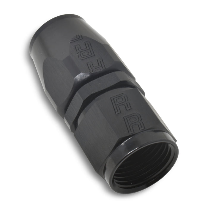 Russell Performance -6 AN Black Straight Full Flow Hose End - Premium Fittings from Russell - Just $8.06! Shop now at WinWithDom INC. - DomTuned