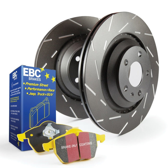 EBC S9 Brake Pad and Rotor Kit - Premium Brake Rotors - Slotted from EBC - Just $229.26! Shop now at WinWithDom INC. - DomTuned