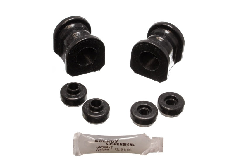 Energy Suspension 89-94 Nissan 240SX (S13) Black 24mm Front Sway Bar Bushing Set - Premium Bushing Kits from Energy Suspension - Just $21.78! Shop now at WinWithDom INC. - DomTuned