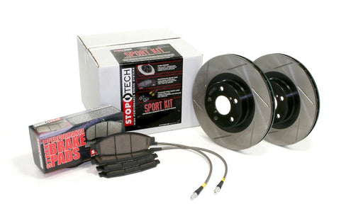 Sport Axle Pack, Slotted, 4 Wheel - Premium Brake Rotors - Slotted from Stoptech - Just $1007.85! Shop now at WinWithDom INC. - DomTuned