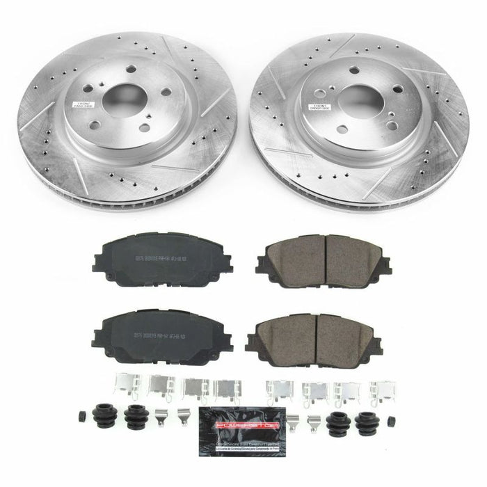 Power Stop 2019 Toyota Avalon Front Z23 Evolution Sport Brake Kit - Premium Brake Kits - Performance D&S from PowerStop - Just $319.35! Shop now at WinWithDom INC. - DomTuned