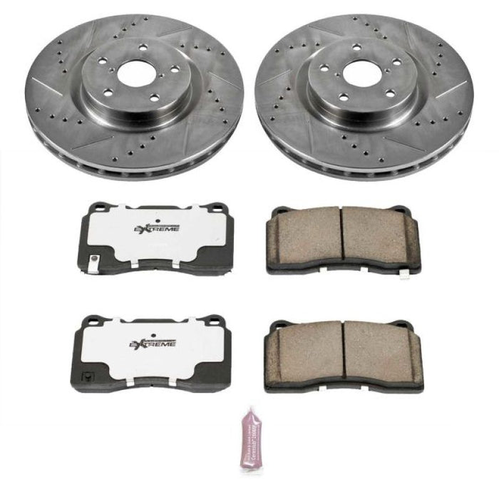 Power Stop 05-14 Subaru Impreza Front Z26 Street Warrior Brake Kit - Premium Brake Kits - Performance D&S from PowerStop - Just $423.80! Shop now at WinWithDom INC. - DomTuned