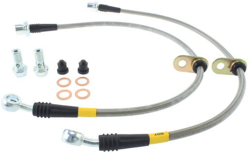 StopTech 97-01 Toyota Camry Stainless Steel Front Brake Lines - Premium Brake Line Kits from Stoptech - Just $71.07! Shop now at WinWithDom INC. - DomTuned