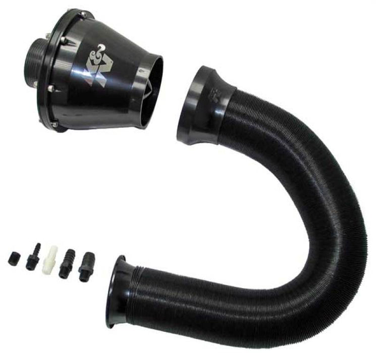 K&N Universal Apollo Black Cold Air Intake - 70mm OD FLG PP - Premium Cold Air Intakes from K&N Engineering - Just $249.99! Shop now at WinWithDom INC. - DomTuned