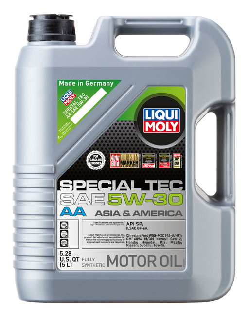 LIQUI MOLY 5L Special Tec AA Motor Oil SAE 5W30 - Premium Motor Oils from LIQUI MOLY - Just $171.96! Shop now at WinWithDom INC. - DomTuned