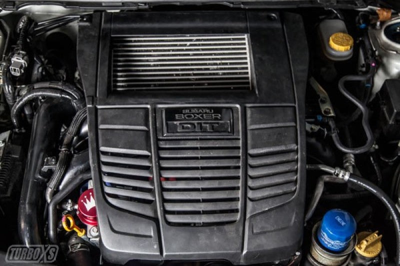 Turbo XS 15-16 Subaru WRX Billet Aluminum Vacuum Pump Cover - Red - Premium Engine Covers from Turbo XS - Just $78.31! Shop now at WinWithDom INC. - DomTuned