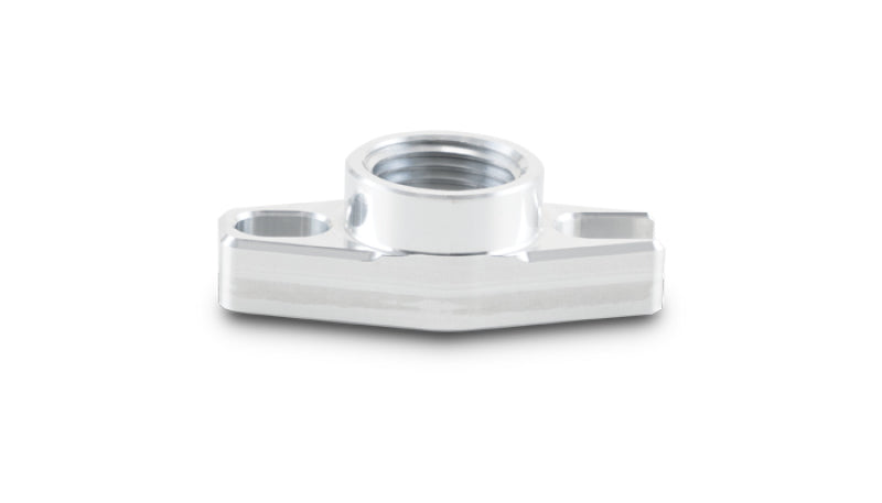 Vibrant 1/2in NPT Female 1.5in to 1.75in Bolt Hole Oil Drain Flange w/Crowfoot - Premium Flanges from Vibrant - Just $22.99! Shop now at WinWithDom INC. - DomTuned