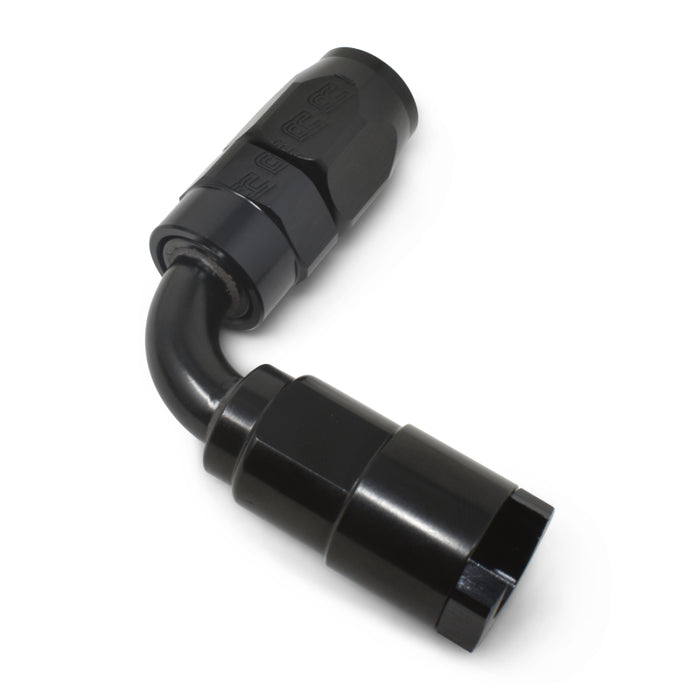 Russell Performance 3/8in SAE Quick Disc Female to -6 Hose Black 90 Degree Hose End - Premium Fittings from Russell - Just $22.95! Shop now at WinWithDom INC. - DomTuned