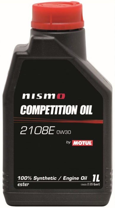 Motul Nismo Competition Oil 2108E 0W30 1L - Premium Motor Oils from Motul - Just $113.50! Shop now at WinWithDom INC. - DomTuned