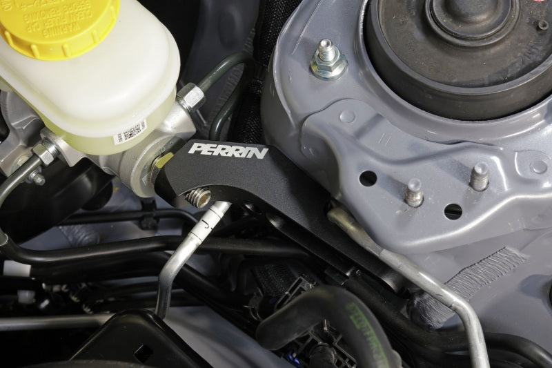 Perrin 13-20 & 2022 Subaru BRZ / 2022 Toyota GR86 / 17-20 Toyota 86 Master Cylinder Support - Black - Premium Hardware - Singles from Perrin Performance - Just $75.65! Shop now at WinWithDom INC. - DomTuned