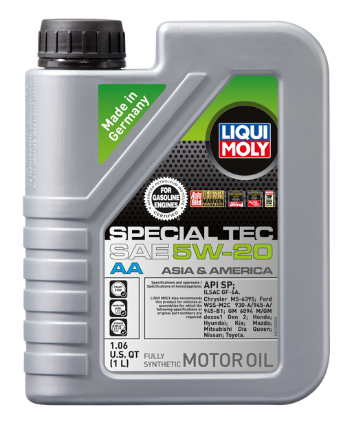 LIQUI MOLY 1L Special Tec AA Motor Oil SAE 5W20 - Premium Motor Oils from LIQUI MOLY - Just $68.94! Shop now at WinWithDom INC. - DomTuned