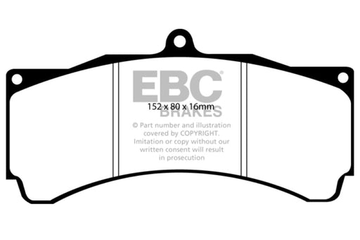 EBC Brakes Yellowstuff Performance Brake Pads - Premium Brake Pads - Performance from EBC - Just $139.69! Shop now at WinWithDom INC. - DomTuned