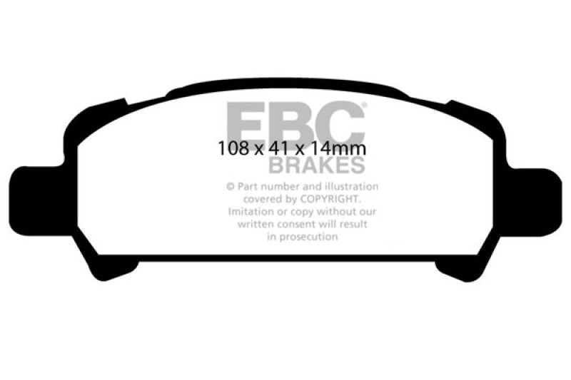 EBC 01-02 Subaru Impreza 2.0 Turbo WRX Bluestuff Rear Brake Pads - Premium Brake Pads - Racing from EBC - Just $165.57! Shop now at WinWithDom INC. - DomTuned