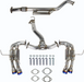 Invidia 2022+ Subaru WRX Gemini Single Layer Quad Titanium Tip Cat-Back Exhaust - Premium Catback from Invidia - Just $1320.20! Shop now at WinWithDom INC. - DomTuned