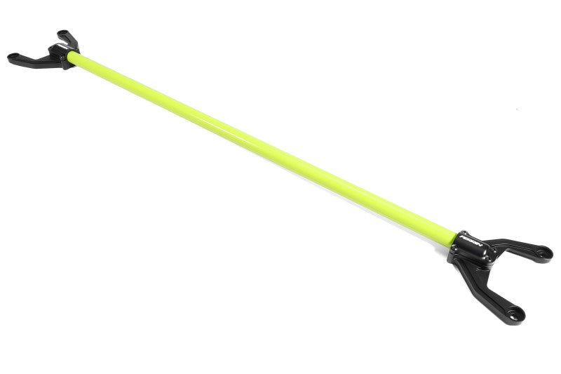 Perrin 15-21 Subaru WRX/STI Rear Shock Tower Brace - Neon Yellow - Premium Strut Bars from Perrin Performance - Just $199.75! Shop now at WinWithDom INC. - DomTuned