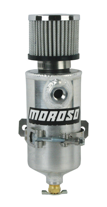 Moroso Breather Tank/Catch Can - Two 3/8 NPT Female Fittings - Aluminum - Premium Oil Catch Cans from Moroso - Just $131.99! Shop now at WinWithDom INC. - DomTuned