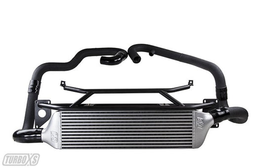 Turbo XS FMIC 2015-2017 Subaru STi - Wrinkle Black Pipes - Premium Intercooler Kits from Turbo XS - Just $1956.42! Shop now at WinWithDom INC. - DomTuned