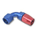 Russell Performance -6 AN Red/Blue 90 Degree Full Flow Hose End - Premium Fittings from Russell - Just $17.96! Shop now at WinWithDom INC. - DomTuned