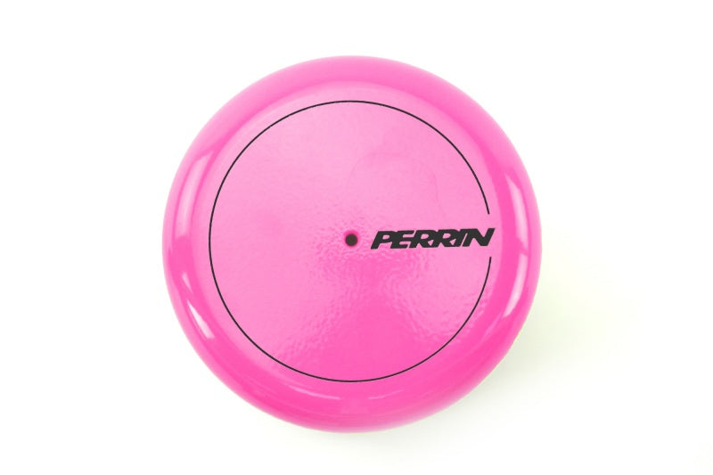 Perrin 2015+ Subaru WRX/STI Oil Filter Cover - Hyper Pink - Premium Oil Filters from Perrin Performance - Just $89.25! Shop now at WinWithDom INC. - DomTuned