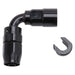 Russell Performance 3/8in SAE Quick Disc Female to -6 Hose Black 90 Degree Hose End - Premium Fittings from Russell - Just $22.95! Shop now at WinWithDom INC. - DomTuned