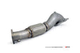 AMS Performance 08-15 Mitsubishi EVO X Widemouth Downpipe w/Turbo Outlet Pipe - Premium Downpipes from AMS - Just $514.05! Shop now at WinWithDom INC. - DomTuned