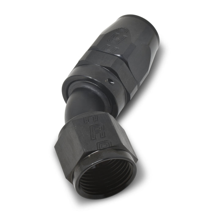 Russell Performance -10 AN Black 45 Degree Full Flow Hose End - Premium Fittings from Russell - Just $20.66! Shop now at WinWithDom INC. - DomTuned