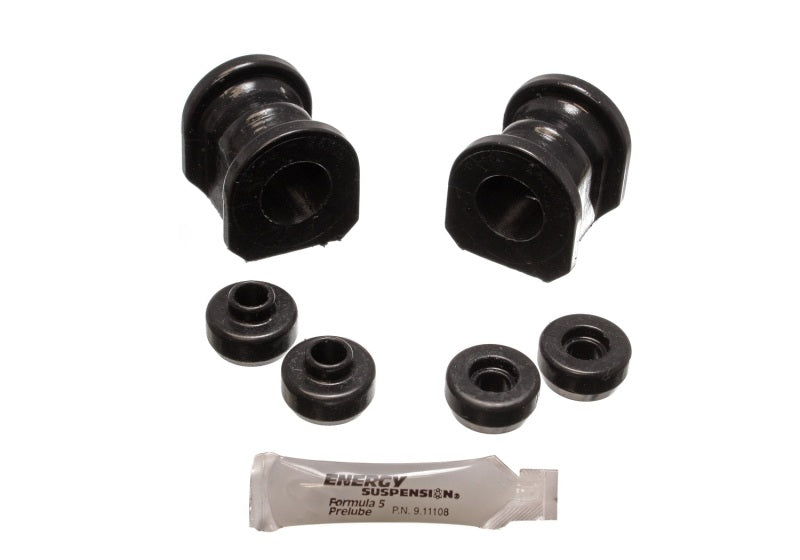 Energy Suspension 89-94 Nissan 240SX (S13) Black 24mm Front Sway Bar Bushing Set - Premium Bushing Kits from Energy Suspension - Just $21.78! Shop now at WinWithDom INC. - DomTuned