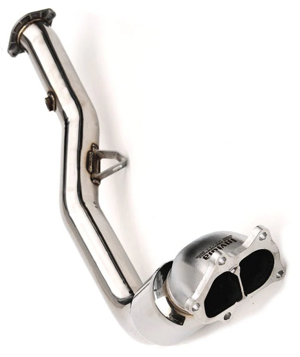 Invidia 02-07 Subaru Impreza WRX/STI High Flow Catted Downpipe w/ Extra 02 Bung - Premium Downpipes from Invidia - Just $714! Shop now at WinWithDom INC. - DomTuned