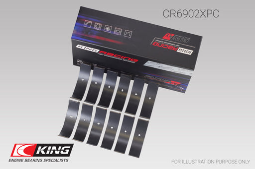 King Nissan VQ35HR/VQ37VHR/VR30DTT (Size STDX) pMaxKote Rod Bearing Set - Premium Bearings from King Engine Bearings - Just $188.12! Shop now at WinWithDom INC. - DomTuned