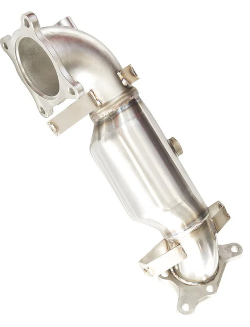 Invidia 17+ Honda Civic Type-R FK8 76mm Downpipe w/ High Flow Cat - Premium Downpipes from Invidia - Just $864.50! Shop now at WinWithDom INC. - DomTuned