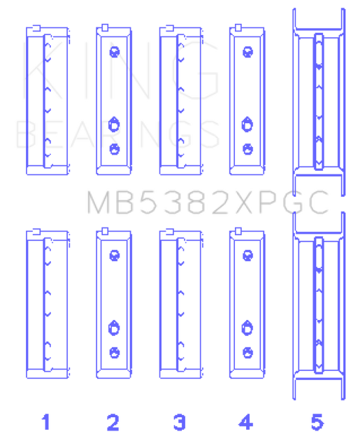 King Subaru EJ20 / EJ22/ EJ25 (Including Turbo) Coated Crankshaft Main Bearing Set - Premium Bearings from King Engine Bearings - Just $215.91! Shop now at WinWithDom INC. - DomTuned